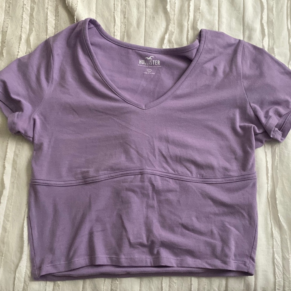 Purple top from Hollister